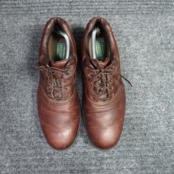 Footjoy Golf Shoes Mens 11.5 Brown 54049 Contour Series Cleats Leather - Picture 6 of 16